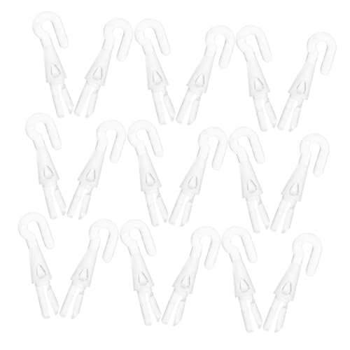KONTONTY 20 Stück Blind Wand Ersatzhaken für Jalousien Transparente Drehstabköpfe für Präzise Lichtsteuerung Kompatibel mit Verschiedenen Jalousientypen für Zuhause und Büro KONTONTY 20 Stück Blind Wand Ersatzhaken für Jalousien Transparente Drehstabköpfe für Präzise Lichtsteuerung Kompatibel mit Verschiedenen Jalousientypen für Zuhause und Büro von KONTONTY