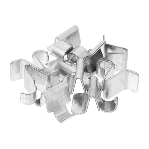 KONTONTY 20 Stück Metall Regalstützen Clips für Schränke Regalklammern für Bücherregale Regalhalterungen zur Stabilisierung und Unterstützung von KONTONTY 20 Stück Metall Regalstützen Clips für Schränke Regalklammern für Bücherregale Regalhalterungen zur Stabilisierung und Unterstützung von von KONTONTY