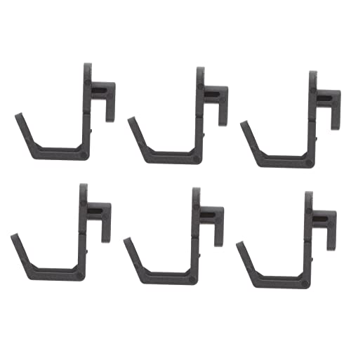 KONTONTY 20 Stück Pegboard Haken Robuste Aufhänger aus Kunststoff für Küchenschränke Werkstätten und Garagen Einfach zu Installierende J Form Haken zur Aufbewahrung von Werkzeugen und KONTONTY 20 Stück Pegboard Haken Robuste Aufhänger aus Kunststoff für Küchenschränke Werkstätten und Garagen Einfach zu Installierende J Form Haken zur Aufbewahrung von Werkzeugen und von KONTONTY