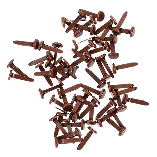 KONTONTY 200 Stück Mini Claw Brads Robustem Eisen Antik Kupferfarbig Langlebige DIY Bastel Nägel für Scrapbooking Fotoalben Grußkarten und Kinderhandwerk KONTONTY 200 Stück Mini Claw Brads Robustem Eisen Antik Kupferfarbig Langlebige DIY Bastel Nägel für Scrapbooking Fotoalben Grußkarten und Kinderhandwerk von KONTONTY