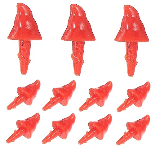 KONTONTY 200 Stück Schneemann-Nase Weihnachtsdeko Bastelmaterial Kunststoff Für Schneemann Zubehör DIY Weihnachts Dekoration KONTONTY 200 Stück Schneemann-Nase Weihnachtsdeko Bastelmaterial Kunststoff Für Schneemann Zubehör DIY Weihnachts Dekoration von KONTONTY