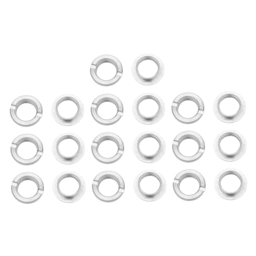 KONTONTY 20sätze Uhrenersatzteile Metall Uhrenmuttern Für Quarzuhrwerk Reparatur DIY Uhrzubehör Wanduhrmechanismusersatz Uhrwerkreparaturzubehör von KONTONTY