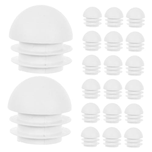 KONTONTY 25stücke Rundkopf-stecker Rohre Kunststoff-abdeckungen Für Rohrenden Möbelzubehör Zur Verhinderung Von Lecks Und Verstopfungen Vielseitig Einsetzbar in Heim Und Industrieanwendunge von KONTONTY