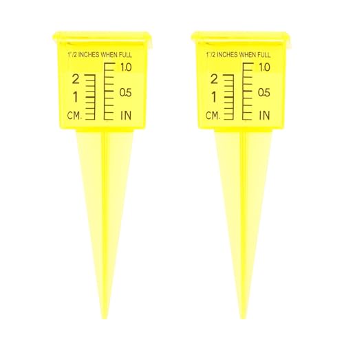KONTONTY 2pcs Sprinkler Gauge Plastic Containers Sprinkler Tool Rain Gauge Outdoor Sprinkler Gauge Cups Yard Rain Gauge Lawn Farming Rain Gauge Rain Gauge Device Water Measuring Tool Meter KONTONTY 2pcs Sprinkler Gauge Plastic Containers Sprinkler Tool Rain Gauge Outdoor Sprinkler Gauge Cups Yard Rain Gauge Lawn Farming Rain Gauge Rain Gauge Device Water Measuring Tool Meter von KONTONTY