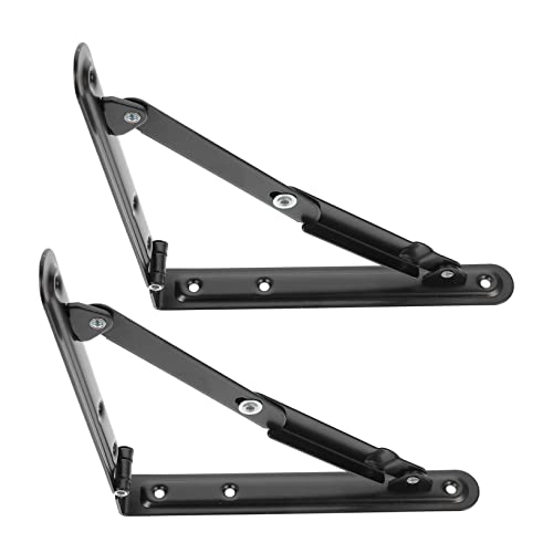 KONTONTY Klappbare Regalhalterungen Aus Eisen Platzsparendes Wandregal-set Mit Faltmechanismus Einfache Installation Für Innen Und Außeneinsatz von KONTONTY