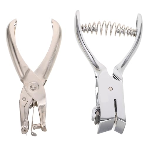 KONTONTY 2stücke Einzellocher Manuell Aus Metall Ovaler Papierstanzer Zum Basteln Tragbarer Ausweis-locher Für Karten Etiketten Und Büroarbeiten KONTONTY 2stücke Einzellocher Manuell Aus Metall Ovaler Papierstanzer Zum Basteln Tragbarer Ausweis-locher Für Karten Etiketten Und Büroarbeiten von KONTONTY