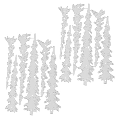 KONTONTY 2stücke Metall Weihnachtsbaum Stanzformen Baumstanzschablonen Aus Robustem Kohlenstoffstahl Für Scrapbooking Basteln Und Dekoration KONTONTY 2stücke Metall Weihnachtsbaum Stanzformen Baumstanzschablonen Aus Robustem Kohlenstoffstahl Für Scrapbooking Basteln Und Dekoration von KONTONTY