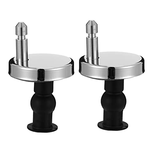 KONTONTY 2stücke Zinklegierung Toilettensitz Scharniere Mit Schnellverschluss Ersatzteile Für Toilettendeckel Einfache Installation Langlebige Befestigungen Für Standardisierte Wc-sitze von KONTONTY