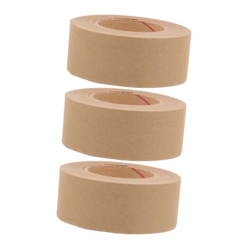 KONTONTY 3 Rollen Wasseraktivierte Rückenklebeband Universelles Abdeckband für Aquarellmalerei und zum Einrahmen und Montieren von Kunstwerken Praktisch und Vielseitig Langanhaltende von KONTONTY