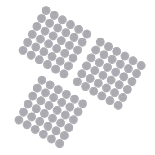 KONTONTY 3 Sätze Selbstklebende Möbelgleiter rutschfeste Filzunterlagen Für Sofas Tische Stühle Und Haushaltsgeräte Rund Graue Bodenschoner Für Optimalen Schutz Und 100 Stück * 3 von KONTONTY