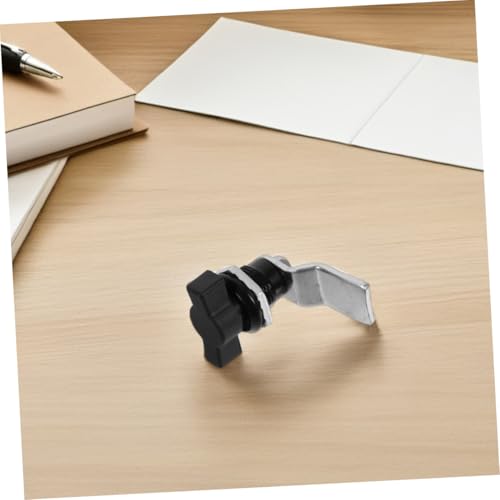 KONTONTY 3 Stück Griff Nockenschloss aus Zinklegierung Daumenbedienung Robustes Türriegelschloss für Werkzeugkasten Verteilerkasten und Maschinenschrank Einfache Montage Hohe von KONTONTY