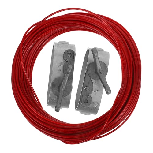 KONTONTY 3 Stück Schwimmbadkabel Poolabdeckung Seilwinde Poolabdeckungskabel Poolabdeckung Winde PVC-belasteter Stahldraht KONTONTY 3 Stück Schwimmbadkabel Poolabdeckung Seilwinde Poolabdeckungskabel Poolabdeckung Winde PVC-belasteter Stahldraht von KONTONTY