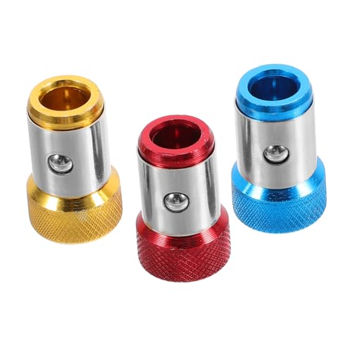 KONTONTY 3 Stück Teiliges Magnetischer Schraubendreher Bits Halter Praktischer Magnet Booster für Schraubendreher Geeignet für Bits Vielseitige Werkzeugzubehör für und von KONTONTY