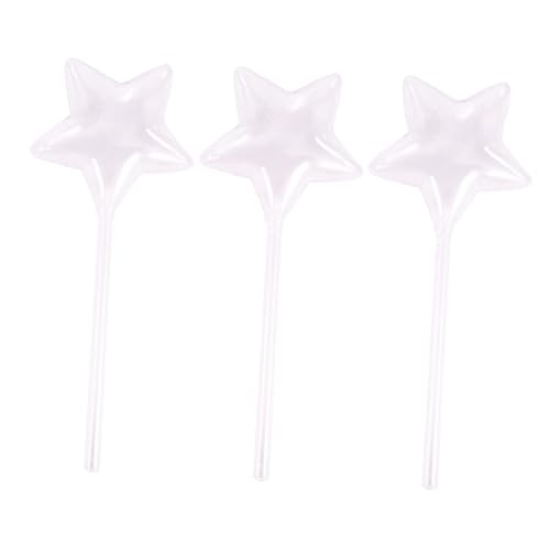 KONTONTY 3 Stücke Glas Selbstbewässerung Birne Cartoon Stern Bewässerung Garten Pflanzen Bewässerung Dropper von KONTONTY