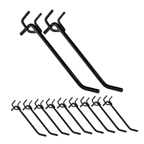 KONTONTY 30stücke Stecktafel-hakenpakete Aus Pegboard-aufhänger Kompatibel Mit Standard-lochwandsystemen Zur Organisation Von Werkzeugen Und Haushaltsgegenständen in Garage Laden Und von KONTONTY