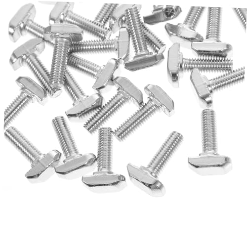 KONTONTY 30 Stück Teiliges Schrauben aus Edelstahl Hammerkopf T Schrauben für T nut Aluminiumprofile Rostfreie Einsteckschrauben mit Einfacher Montage Kompatibel mit Europäischen T nut KONTONTY 30 Stück Teiliges Schrauben aus Edelstahl Hammerkopf T Schrauben für T nut Aluminiumprofile Rostfreie Einsteckschrauben mit Einfacher Montage Kompatibel mit Europäischen T nut von KONTONTY