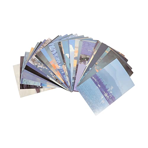 KONTONTY 30stücke Sammelalbum Dekorative Karten Scrapbook-Papier DIY Handwerk Material Wand Hintergrund Bilder Raumdekorationen Tagebuchpapier Dekoratives Zubehör von KONTONTY