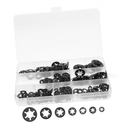 KONTONTY 340 Stück Teiliges Sortiment Innenverzahnte Federscheiben aus Gehärtetem Metall Schnelle Montage Hohe Zugfestigkeit Einsetzbar für Maschinen und Zufällige Farbe Zufällige Farbe KONTONTY 340 Stück Teiliges Sortiment Innenverzahnte Federscheiben aus Gehärtetem Metall Schnelle Montage Hohe Zugfestigkeit Einsetzbar für Maschinen und Zufällige Farbe Zufällige Farbe von KONTONTY