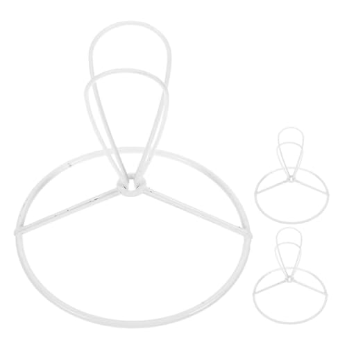 KONTONTY 3stücke DIY Lampenschirmrahmen Eisendraht Lampenschirmringe Glühbirnenclips Ersatz Metall Lampenschirmhalterung Zuverlässige Beleuchtungsrahmenteile KONTONTY 3stücke DIY Lampenschirmrahmen Eisendraht Lampenschirmringe Glühbirnenclips Ersatz Metall Lampenschirmhalterung Zuverlässige Beleuchtungsrahmenteile von KONTONTY