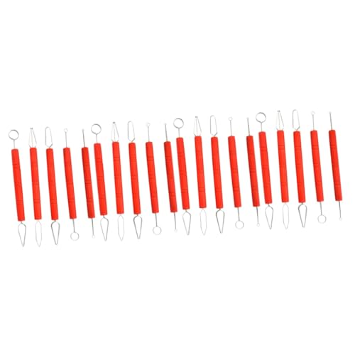KONTONTY 4 Sätze Teiliges Set Wiederverwendbarer Tonwerkzeuge Töpferei Sculpting Tools Für Anfänger Für Tonbearbeitung Modellierung Und Kunstprojekte 5 Stücke * 4 von KONTONTY