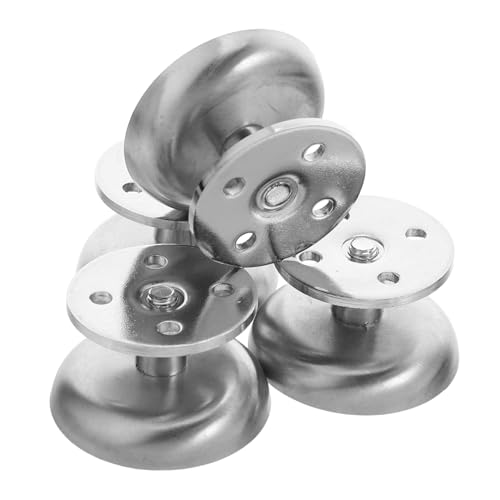 KONTONTY 4 Satz Verstellbare Möbelbeine Edelstahl Höhe Runde Metallfüße mit Schrauben für Sofa Tv-Schrank Couchtisch Küchenmöbel Ersatzbeine DIY Möbelstützen KONTONTY 4 Satz Verstellbare Möbelbeine Edelstahl Höhe Runde Metallfüße mit Schrauben für Sofa Tv-Schrank Couchtisch Küchenmöbel Ersatzbeine DIY Möbelstützen von KONTONTY