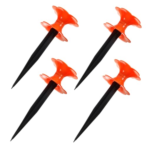 KONTONTY 4 Stück Garten Schlauch Führungsstifte Wasserschlauch Halter für Präzises Gießen im Garten Geeignet für Pflanzenbeete und Rasenpflege Einfache Installation und Verbesserte von KONTONTY