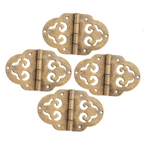KONTONTY 4 Stück Kleine Scharniere Für Holzkisten Mini-scharniere Kupferscharniere Retro-scharniere Zum Basteln KONTONTY 4 Stück Kleine Scharniere Für Holzkisten Mini-scharniere Kupferscharniere Retro-scharniere Zum Basteln von KONTONTY