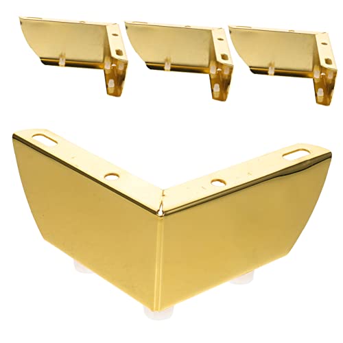 KONTONTY 4 Stück Abgewinkelte Möbelfüße Metall Sofastützen Für Couchtisch Schränke Möbelstützen KONTONTY 4 Stück Abgewinkelte Möbelfüße Metall Sofastützen Für Couchtisch Schränke Möbelstützen von KONTONTY