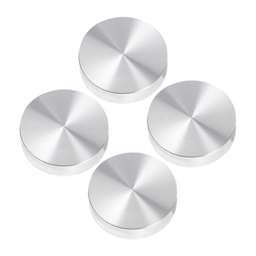 KONTONTY 4 Stücke Metall-rundscheibenadapter Aluminium Kreis Scheibe Für Glas Tischplatte Aluminiumlegierung Runde Scheibe Adapter von KONTONTY