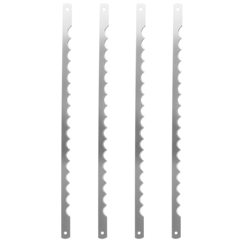 KONTONTY 4 Stück Säbelsägeblätter für gefrorene Fleischknochen 26cm brotschneidemesser Brotbackautomaten-Klingen Klingen für Toastmaschinen Brotschneiderklingen Holzschneiderklingen Metall KONTONTY 4 Stück Säbelsägeblätter für gefrorene Fleischknochen 26cm brotschneidemesser Brotbackautomaten-Klingen Klingen für Toastmaschinen Brotschneiderklingen Holzschneiderklingen Metall von KONTONTY
