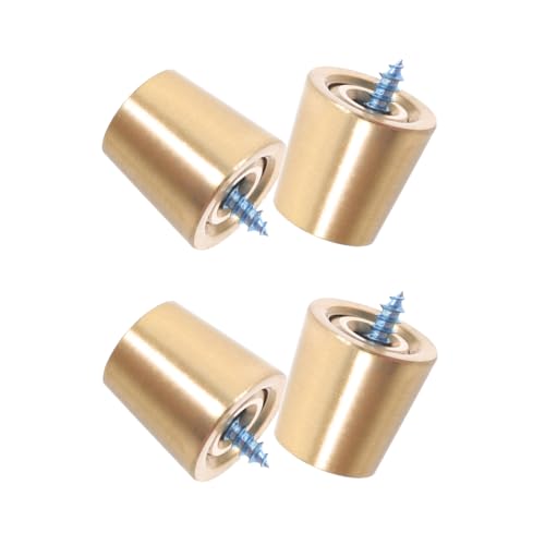 KONTONTY 4 Stück Lampenbasis Pads Stabilitätssteigerung für Tischlampen Vielseitige Verwendung als Lampenständer und Trays Installieren Elegantes Design Langlebigem Kupfer für Verschiedene von KONTONTY