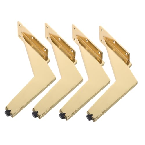 KONTONTY 4 Stück Metall Möbelfüße Schräge Couch Beine Gold Ersatz Sofabeine für Tv-Schrank Kommode Couchtisch Moderne Möbelbeine mit Einfacher Montage KONTONTY 4 Stück Metall Möbelfüße Schräge Couch Beine Gold Ersatz Sofabeine für Tv-Schrank Kommode Couchtisch Moderne Möbelbeine mit Einfacher Montage von KONTONTY
