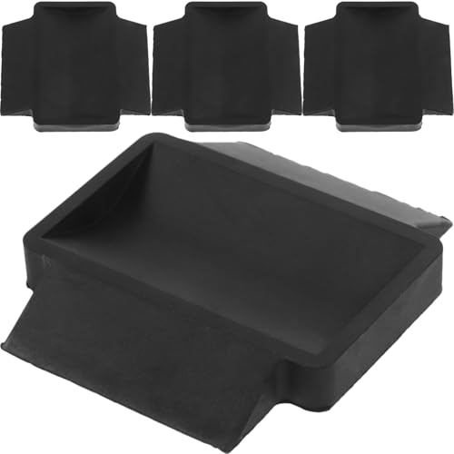 KONTONTY 4 Stück Quadratische Möbeluntersetzer Rutschfeste Möbelbeinschoner für Sofas Tische und Stühle Langlebige Fußpolster zum Schutz von Böden und Möbeln KONTONTY 4 Stück Quadratische Möbeluntersetzer Rutschfeste Möbelbeinschoner für Sofas Tische und Stühle Langlebige Fußpolster zum Schutz von Böden und Möbeln von KONTONTY