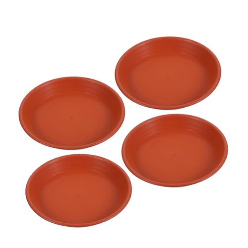KONTONTY 4 Stück Runde Pflanzuntersetzer Terracotta Innendurchmesser Kunststoff Praktische Unterteller für Blumentöpfe Wasserauffangschalen für und Außen Robust und Leicht Transportabel KONTONTY 4 Stück Runde Pflanzuntersetzer Terracotta Innendurchmesser Kunststoff Praktische Unterteller für Blumentöpfe Wasserauffangschalen für und Außen Robust und Leicht Transportabel von KONTONTY