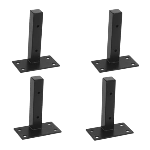 KONTONTY 4 Stück Schwere Wandregalhalterungen Schwarze Stahl Regalträger für Schwebende Ablagen Schwerlast Wandhalterung mit Schrauben für DIY Küche Wohnzimmer und Arbeitszimmer KONTONTY 4 Stück Schwere Wandregalhalterungen Schwarze Stahl Regalträger für Schwebende Ablagen Schwerlast Wandhalterung mit Schrauben für DIY Küche Wohnzimmer und Arbeitszimmer von KONTONTY