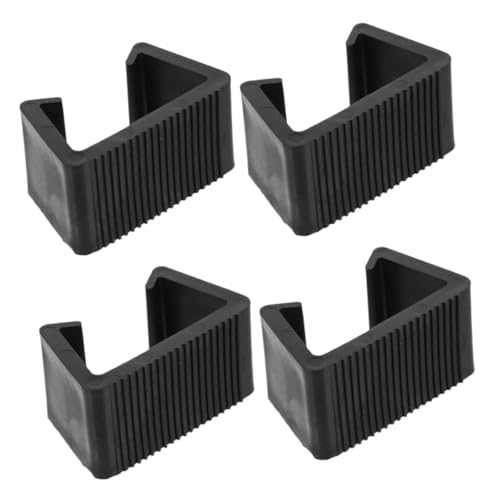 KONTONTY 4 Stück Teiliges Gartenmöbel Clips mit Rillen Robuste Verbindungsklammern für Sofas Stühle Betten Wetterfeste Outdoor Möbelbefestiger für Stabilen Halt Terrassenmöbeln von KONTONTY