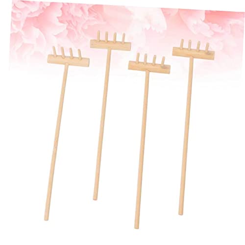 KONTONTY 4 Stück Teiliges Mini Rechen Tischdekoration Langlebig Leicht Tragbar Geschenkidee für und Desktop Deko Kreative Handwerkskunst KONTONTY 4 Stück Teiliges Mini Rechen Tischdekoration Langlebig Leicht Tragbar Geschenkidee für und Desktop Deko Kreative Handwerkskunst von KONTONTY