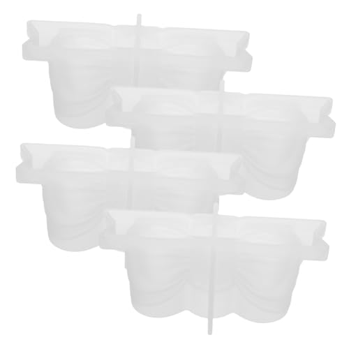KONTONTY 4 Stück Teiliges Silikon Schleifenform Kerzenhalterform für DIY Kerzenherstellung Epoxidharz Gießform Wiederverwendbar für Duftkerzen Wax Melt Kerzen DIY KONTONTY 4 Stück Teiliges Silikon Schleifenform Kerzenhalterform für DIY Kerzenherstellung Epoxidharz Gießform Wiederverwendbar für Duftkerzen Wax Melt Kerzen DIY von KONTONTY