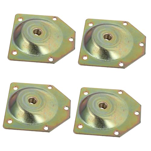 KONTONTY 4 Teiliges Set öbelbein Befestigungsplatten Abgewinkelte Metallplatten Zur Verbindung Von Tisch Und Stuhlbeinen Mit Schrauben Verzinkt Ideal Für Sofas Und KONTONTY 4 Teiliges Set öbelbein Befestigungsplatten Abgewinkelte Metallplatten Zur Verbindung Von Tisch Und Stuhlbeinen Mit Schrauben Verzinkt Ideal Für Sofas Und von KONTONTY