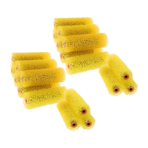 KONTONTY 40 Stück Teiliges Texturierter Schwamm-roller für Außenwände Elastischer Malroller mit Gleichmäßiger Farbverteilung Originelles Musterwerkzeug für Dekorative Wandgestaltung Gelb KONTONTY 40 Stück Teiliges Texturierter Schwamm-roller für Außenwände Elastischer Malroller mit Gleichmäßiger Farbverteilung Originelles Musterwerkzeug für Dekorative Wandgestaltung Gelb von KONTONTY