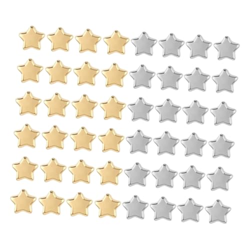 KONTONTY 400 Stück Sternförmige Spacer Perlen aus Kunststoff mit Großloch Leichtes Material für DIY Schmuckherstellung für Armbänder Ohrringe Halsketten Inklusive Aufbewahrungsbox KONTONTY 400 Stück Sternförmige Spacer Perlen aus Kunststoff mit Großloch Leichtes Material für DIY Schmuckherstellung für Armbänder Ohrringe Halsketten Inklusive Aufbewahrungsbox von KONTONTY