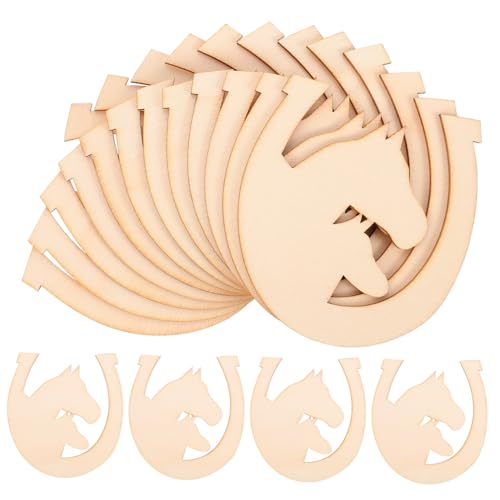 KONTONTY 48 Stück Teiliges Pferdehufe Holzscheiben zum Bemalen Leichte DIY Holzanhänger Kreative Dekoration Einzigartig Geformte Holzstücke für Zuhause und Schule KONTONTY 48 Stück Teiliges Pferdehufe Holzscheiben zum Bemalen Leichte DIY Holzanhänger Kreative Dekoration Einzigartig Geformte Holzstücke für Zuhause und Schule von KONTONTY