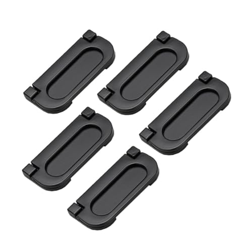 KONTONTY 5 Stück Teiliges Aluminiumlegierung Möbelgriff Moderner Langlebiger Metallgriff für Schrank Schublade und Kleiderschrank Praktische Leichte Schwarze Möbelbeschläge Einfache Montage KONTONTY 5 Stück Teiliges Aluminiumlegierung Möbelgriff Moderner Langlebiger Metallgriff für Schrank Schublade und Kleiderschrank Praktische Leichte Schwarze Möbelbeschläge Einfache Montage von KONTONTY