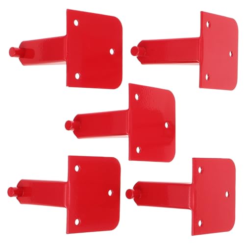 KONTONTY 5 Stück Teiliges Feuerlöscher Halterung aus Carbonstahl Korrosionsbeständige Wandhalterung Robuste Feuerlöschgeräte Befestigung für Büro Werkstatt Garage Einfache Montage von KONTONTY