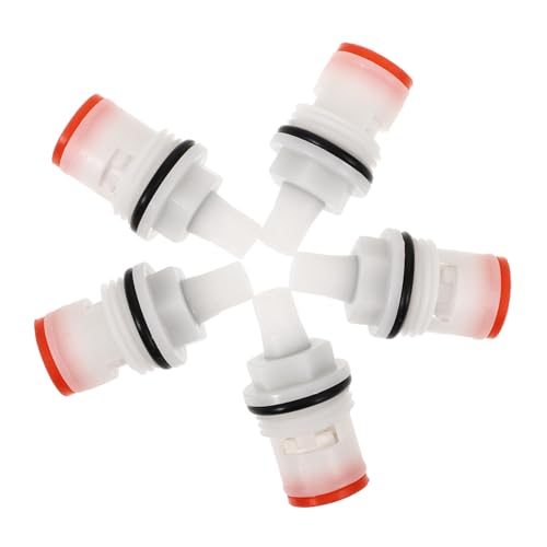 KONTONTY 5 Stück Teiliges Verdickte Kunststoff Wasserhahn Ventilkern Ersatzteile Hitzebeständig Langlebig Einfache Installation Geeignet für Küchen Badarmaturen KONTONTY 5 Stück Teiliges Verdickte Kunststoff Wasserhahn Ventilkern Ersatzteile Hitzebeständig Langlebig Einfache Installation Geeignet für Küchen Badarmaturen von KONTONTY