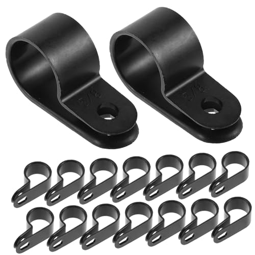 KONTONTY 50 Stück Kabelclips aus Robustem PVC Drahthalter für Kabelmanagement Vielseitiger Organizer für Tv Ethernet kabel Kabelführung an Wand und Schreibtisch KONTONTY 50 Stück Kabelclips aus Robustem PVC Drahthalter für Kabelmanagement Vielseitiger Organizer für Tv Ethernet kabel Kabelführung an Wand und Schreibtisch von KONTONTY