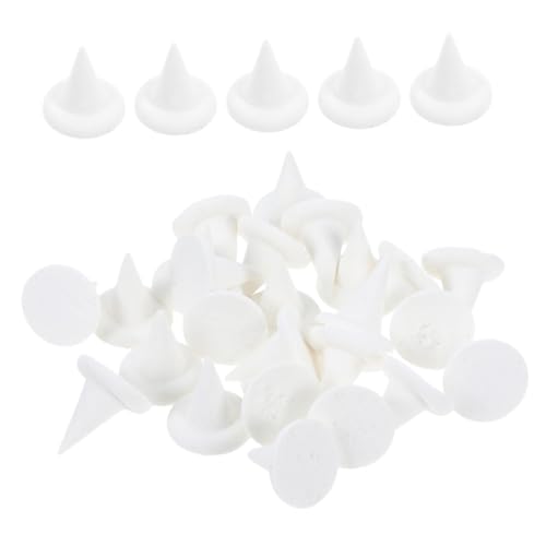 KONTONTY 50 Stück Keramik Ofennägel Wiederverwendbar Hitzebeständig Töpferwerkzeug für Tonkunst Feuerfeste Stützstifte für Brennöfen Verhindert Anhaften für DIY Töpferbedarf von KONTONTY