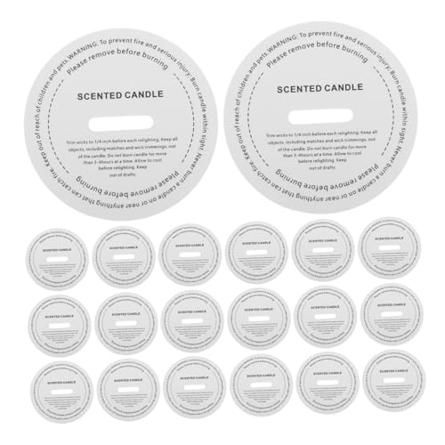 KONTONTY 50 Stück Kerzenstaubschutz für DIY Kerzenherstellung Runde Staubdichte Papierdeckel Weißem Karton Durchmesser für Aromatherapie und Duftkerzen KONTONTY 50 Stück Kerzenstaubschutz für DIY Kerzenherstellung Runde Staubdichte Papierdeckel Weißem Karton Durchmesser für Aromatherapie und Duftkerzen von KONTONTY