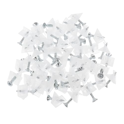 KONTONTY 50 Stück Möbelwinkel Kunststoff Winkelkeile Möbelbodenträger Transparent für Schränke Ablagen und Kleiderschränke Möbelunterstützung Stabil und Vielseitig KONTONTY 50 Stück Möbelwinkel Kunststoff Winkelkeile Möbelbodenträger Transparent für Schränke Ablagen und Kleiderschränke Möbelunterstützung Stabil und Vielseitig von KONTONTY
