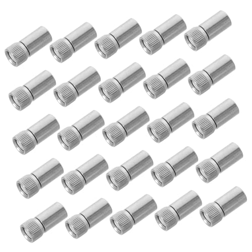 KONTONTY 50 Stück Schrauben Regalträger Pins für Küchenmöbel Bücherregal Kleiderschrank Glasvitrine Hochfester Langlebiger Einfacher Einbau Diskretes Minimalistisches Design von KONTONTY